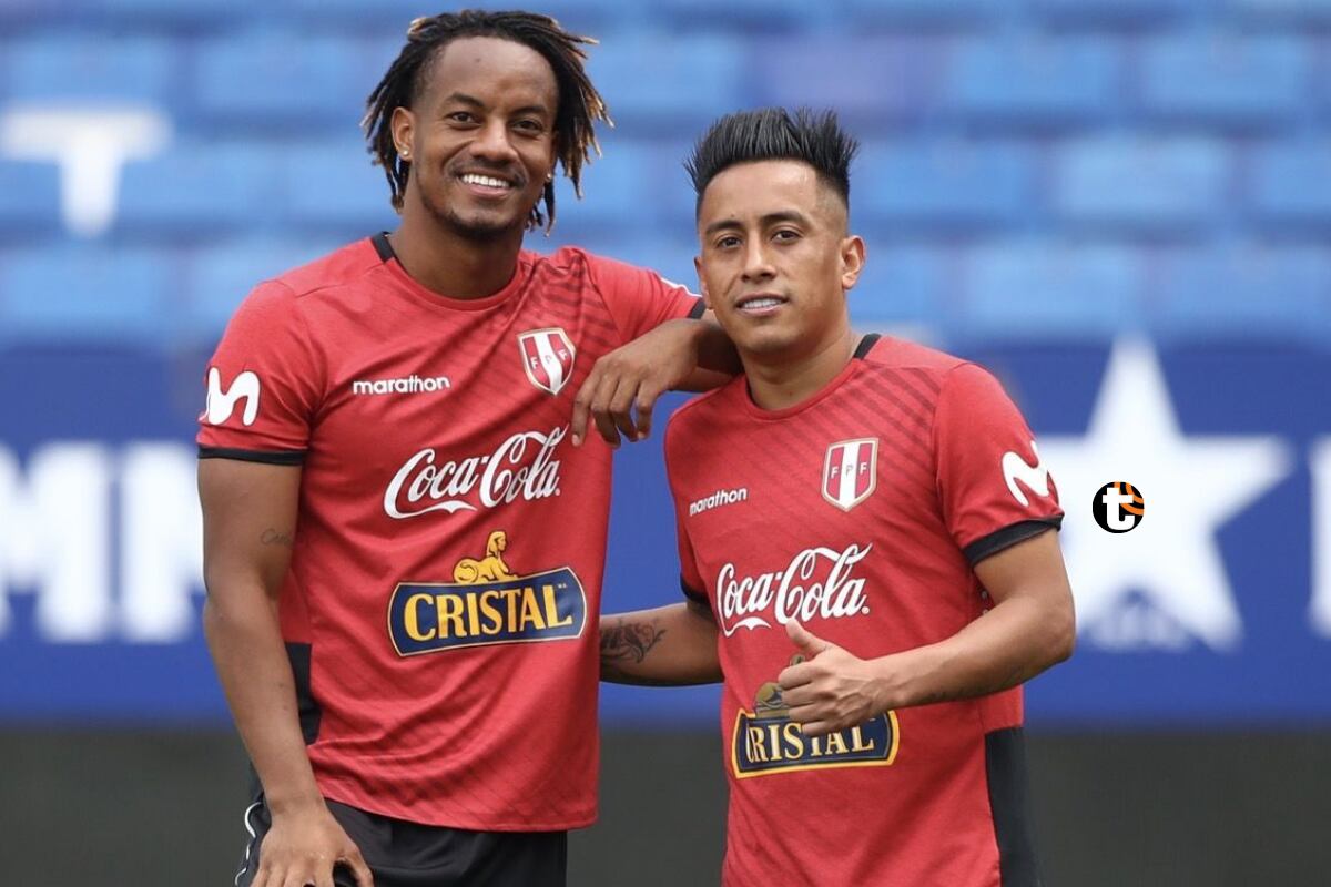 André Carrillo y Christian Cueva en la Selección Peruana | FOTO: FPF