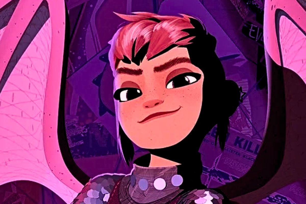La actriz Chloë Grace Moretz le da voz a la protagonista de "Nimona" (Foto: Netflix)