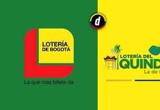 Lotería de Bogotá y del Quindío del jueves 5 de junio: resultados y números ganadores
