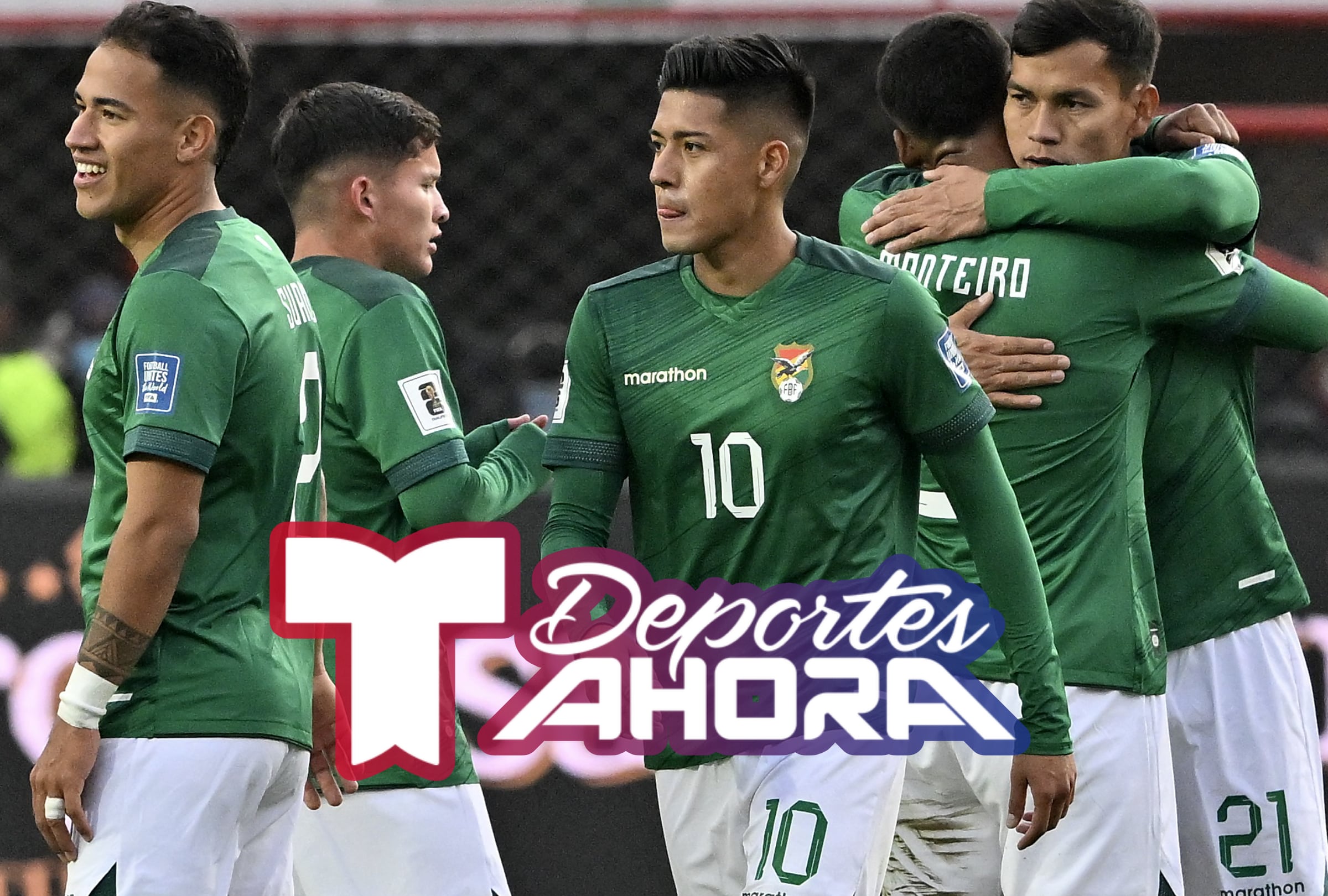 GUADALUPE, MONTERREY (MÉXICO), 26/03/2026.- Cobertura oficial de Telemundo Deportes Ahora EN VIVO EN DIRECTO para ver el partido entre Bolivia y Surinam este jueves 26 de marzo por el repechaje a la Copa Mundial de la FIFA 2026 desde el Estadio BBVA de Monterrey, México. FOTO DE AIZAR RALDES PARA AFP