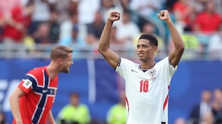 ¡Golpe inglés! Gol de Bellingham, quien cazó un rebote y desató la locura ante Noruega