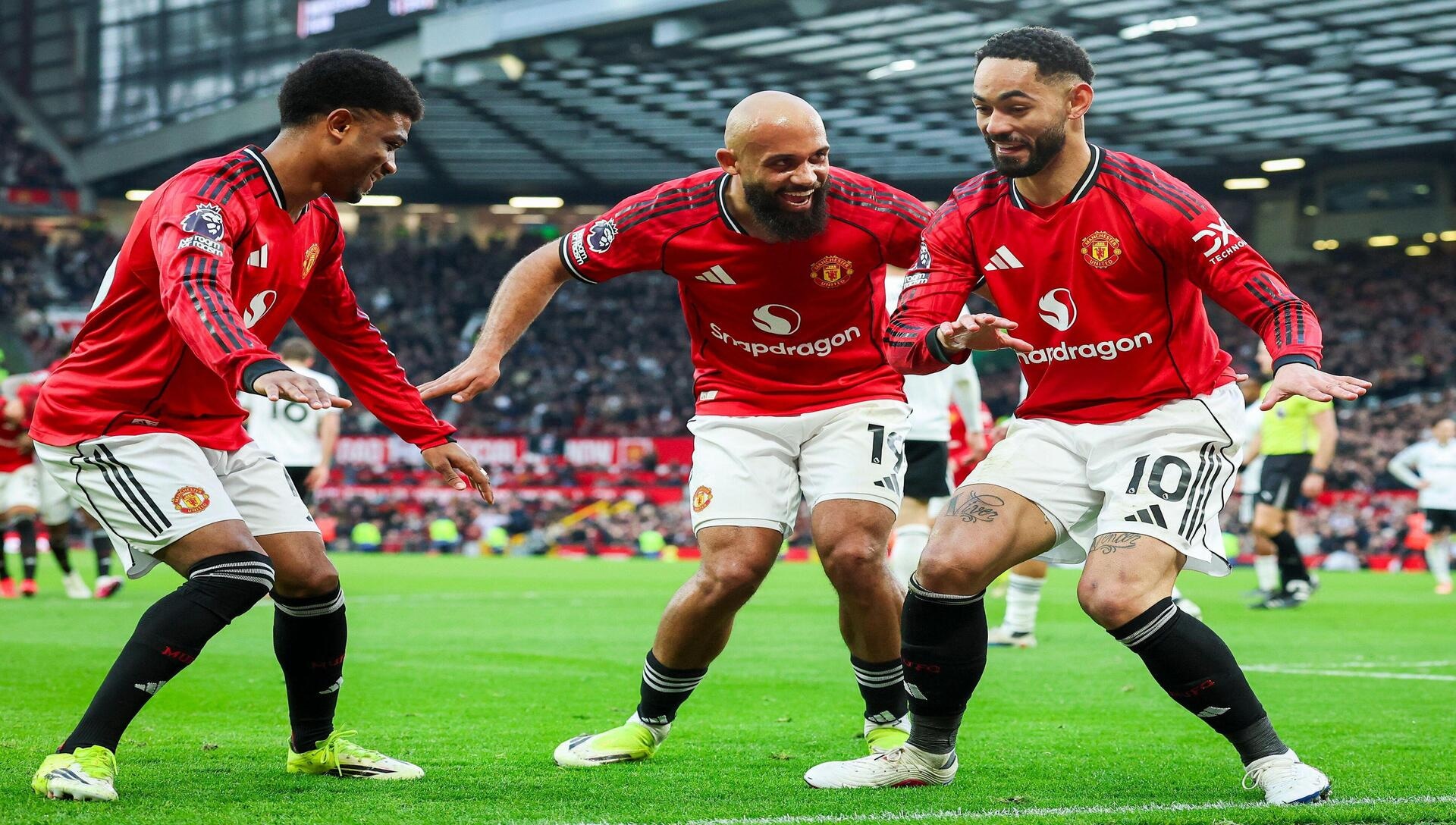 Los Red Devils buscarán extender su racha positiva en el duelo Manchester United vs Tottenham (Crédito: Alamy Stock Photo).