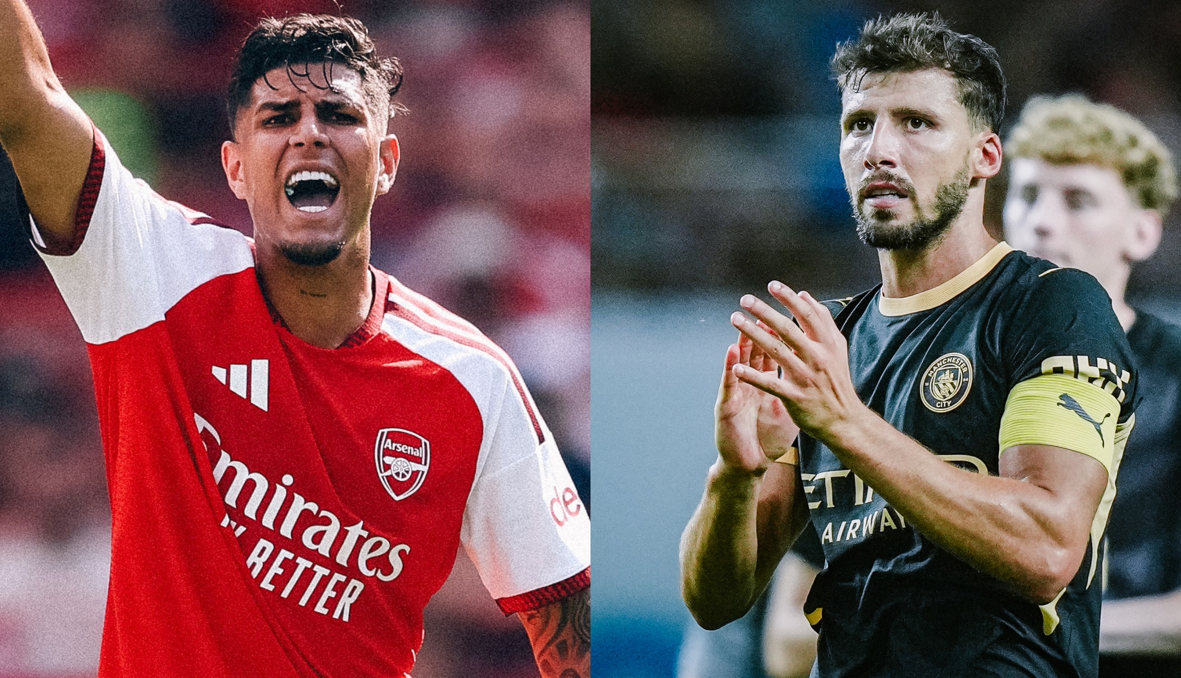 Consulta dónde puedes ver el partido de Manchester City vs. Arsenal por la final de la Community Shield 2026, este domingo 16 de agosto, desde Wembley. (Foto: @arsenal / @mancity / Composición Depor)