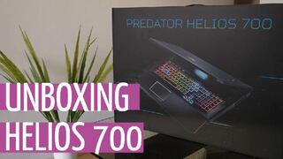 ¡Unboxing de la Predator Helios 700! Mira lo que trae la caja de la laptop de Acer