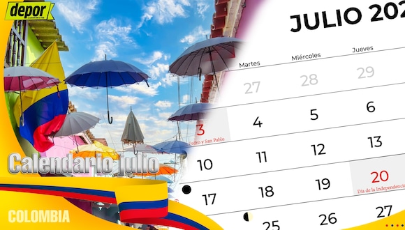 ¿Cuántos feriados y puentes tiene julio en Colombia? (Foto: composición)