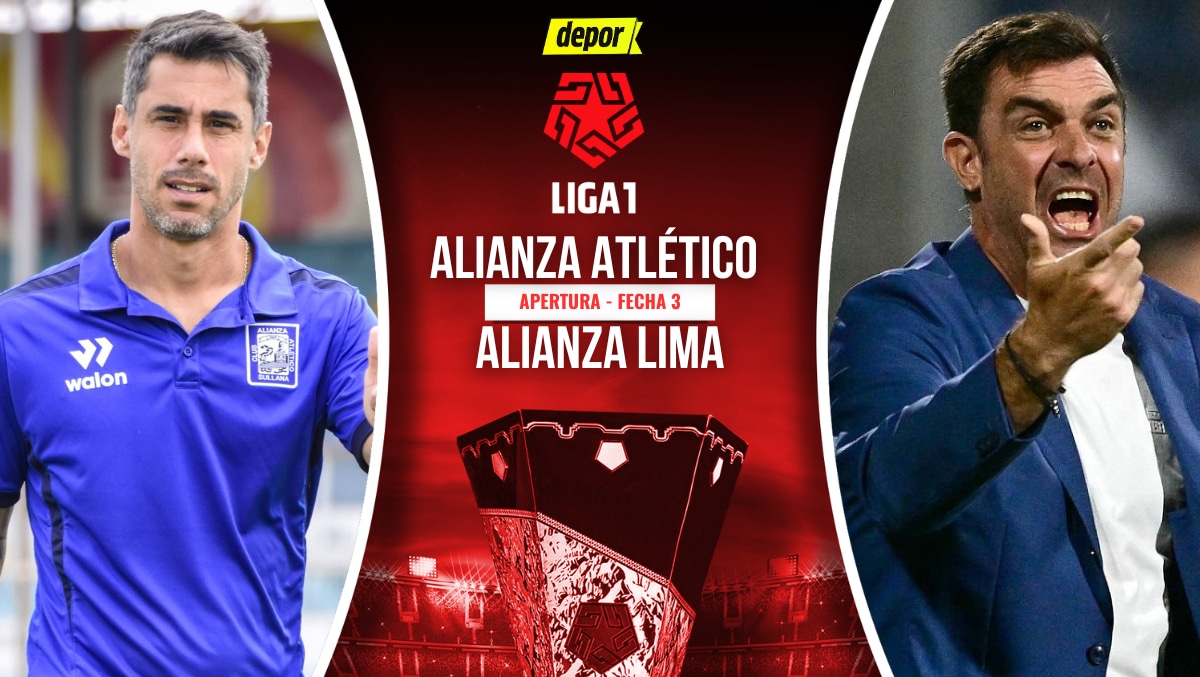 Alianza Lima vs. Alianza Atlético juegan por la Liga 1 2026. (Diseño: Depor)