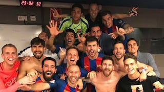 Que no acabe la celebración: la foto en el vestuario del FC Barcelona