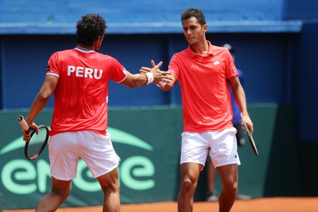 Perú venció a Noruega por la Copa Davis 2023 y pasó a los Qualifiers. (Foto: Jesús Saucedo / GEC)