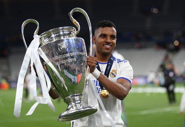 Rodrygo Goes tiene contrato con el Real Madrid hasta 2025. (Foto: Getty Images)