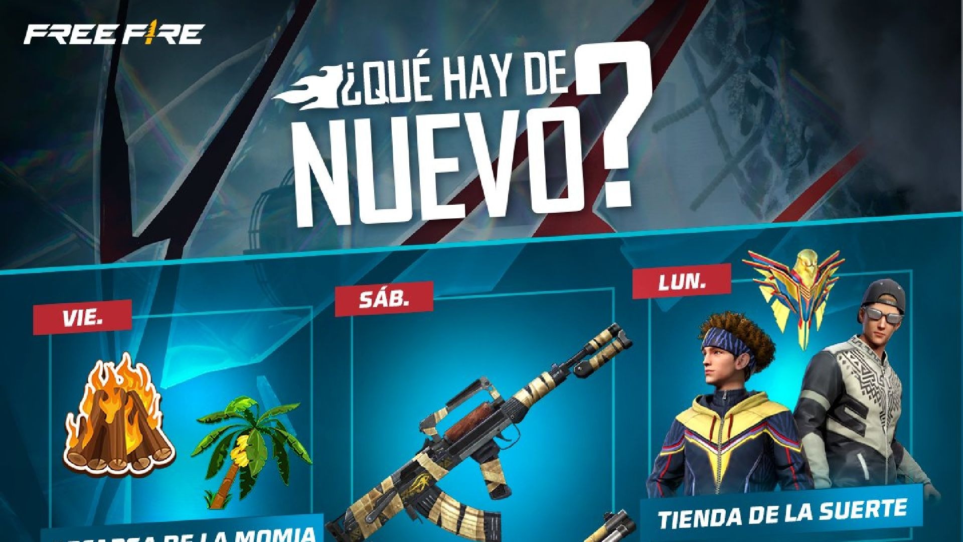 Free Fire tiene nuevos eventos para la semana (Difusión)