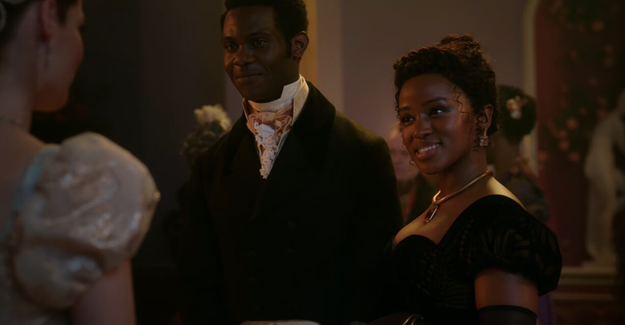 Michaela Sterling es la prima de John Sterling en la serie de Bridgerton (Foto: Netflix)