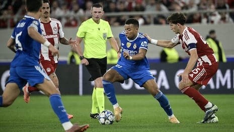 Por la Champions League, Real Madrid vs Olympiacos (3-4): video y resumen de los goles