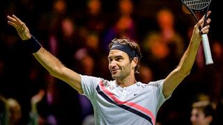 Falta una victoria más: Federer alcanzó los octavos de final en Rotterdam y está cerca de ser el número 1