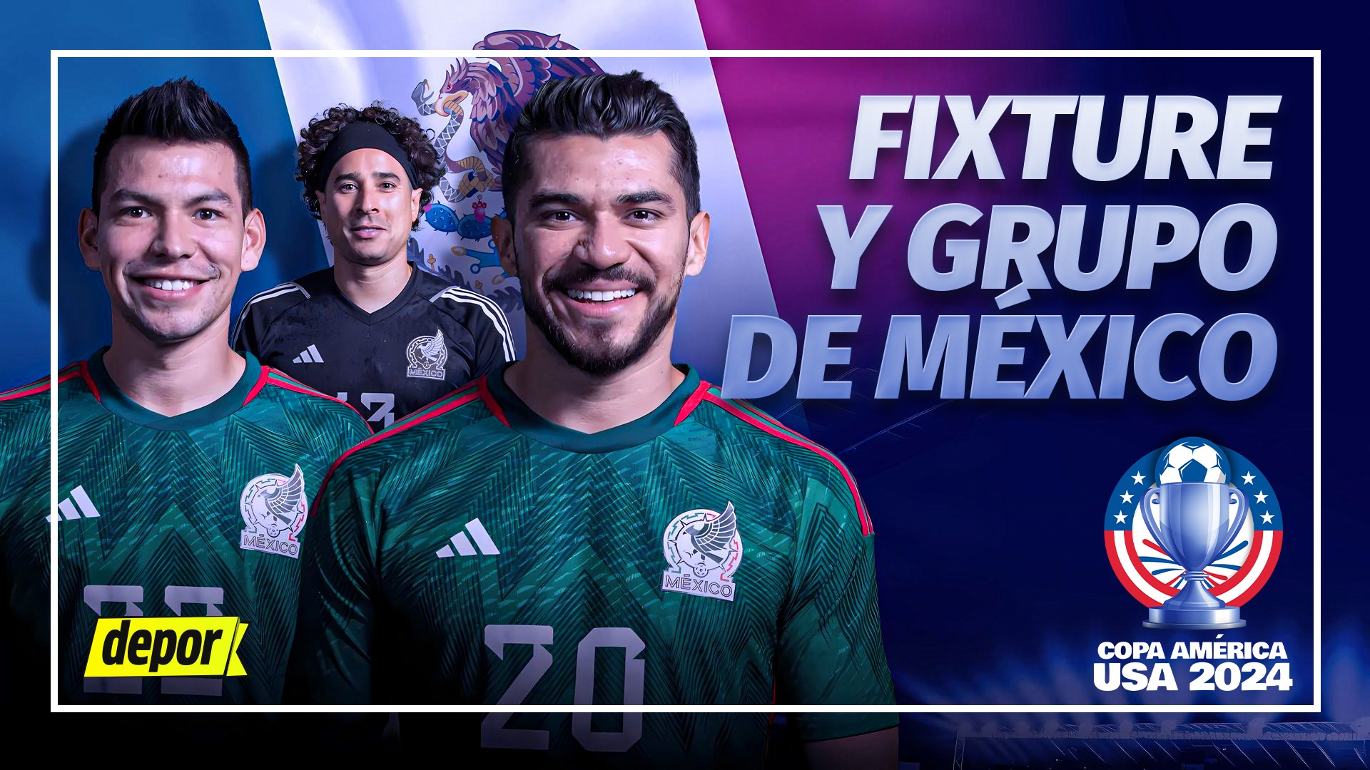 Grupo de México en Copa América 2024: fixture, rivales, partidos y calendario. (Foto: Depor).