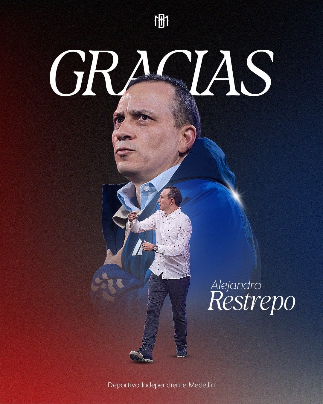 DIM anunció la salida de Alejandro Restrepo. (Foto: @DIM_Oficial)