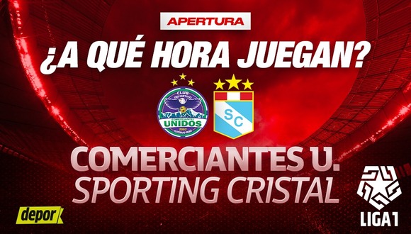 Comerciantes Unidos y Sporting Cristal juegan por el Torneo Apertura 2024. (Diseño: Depor)