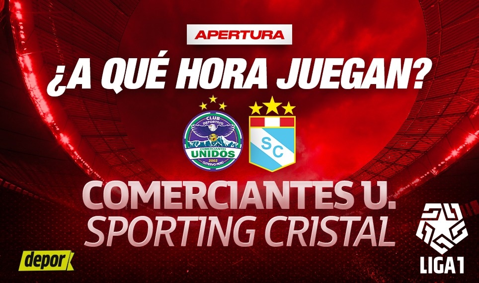 Comerciantes Unidos y Sporting Cristal juegan por el Torneo Apertura 2024. (Diseño: Depor)