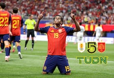 🟣 VER TUDN (Canal 5) EN VIVO | Transmisión del España vs. Uruguay GRATIS por TV abierta