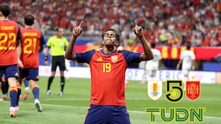 TUDN y Canal 5 televisaron el partido Uruguay 0-1 España por el Mundial 2026