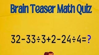Reto matemático imposible de resolver: te desafío a obtener la respuesta en 7 segundos