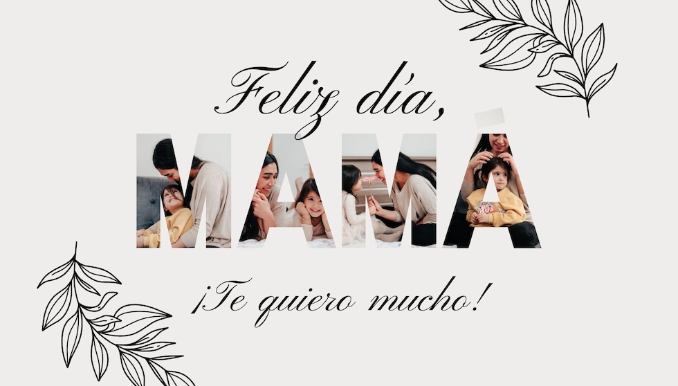 “Una madre es esa persona que está ahí siempre que la necesites, incluso puedes llamarla en cualquier momento para preguntar cómo poner la lavadora o cuánto tiempo dura el pollo en la nevera. ¡Gracias por todo, mami!” (Foto: Canva.com)