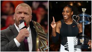 WWE: Triple H le dio un cinturón a Serena Williams tras su hazaña en el Australian Open