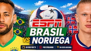 ESPN transmitió el partido Brasil 1-2 Noruega por el Mundial 2026