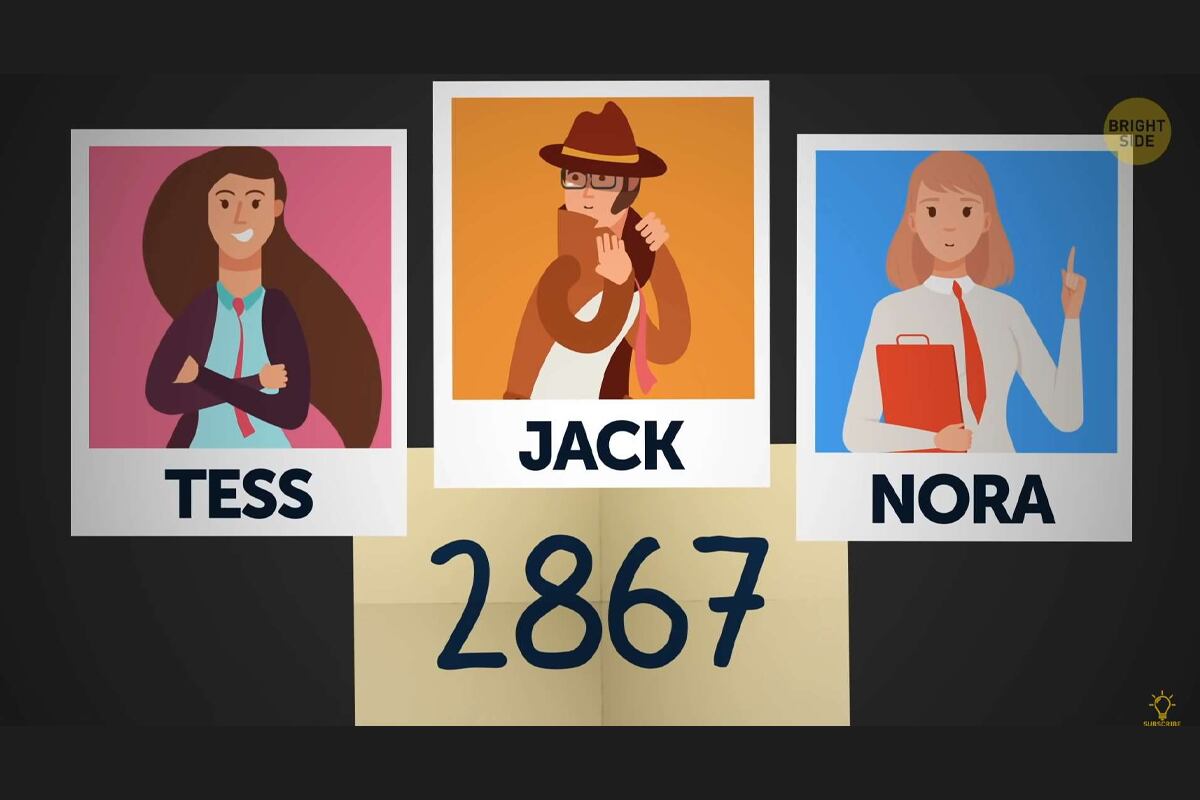 ACERTIJO VISUAL | En la escena del crimen se encontró una extraña nota con cuatro números escritos. ¿Puedes resolverlo y atrapar al criminal a tiempo? | Crédito: Bright Side