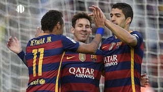 Lionel Messi, Suárez y Neymar han marcado 215 goles... ¡en un año y medio!