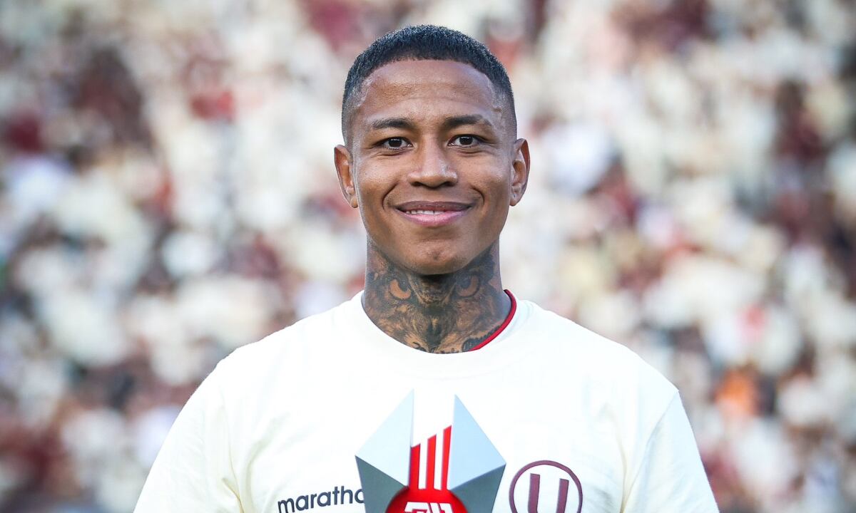 Andy Polo marcó tres goles con Universitario en la temporada 2024. (Foto: Universitario)