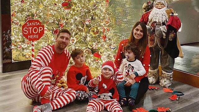 Buenos deseos: el saludo de toda la familia Messi a poco de celebrarse las Fiestas Navideñas [FOTO]