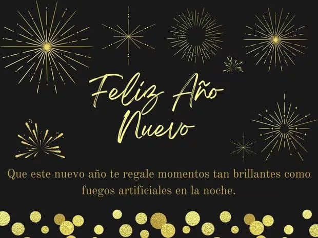 Imágenes con frases para la celebración del Año Nuevo 2024. (Foto: Internet)