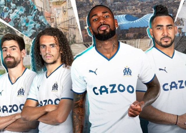 Olympique de Marsella, de la marca Puma, recibe 25 millones de euros. (Foto: Agencias).