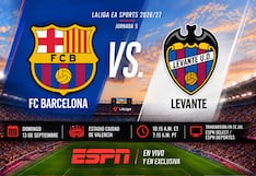 ESPN transmitió el partido FC Barcelona 4-2 Levante por LaLiga 2026/27 en EE.UU.