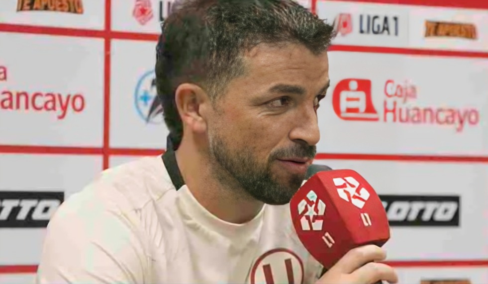 Gabriel Costa tras el partido contra Sport Huancayo por la fecha 6 de la Liga 1. (Foto: Joaquín Tapia).