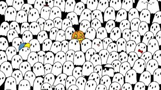 ¿Tienes buena vista? Encuentra al panda que se oculta entre los fantasmas en solo 5 segundos