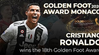 Superó a Messi y Lewandowski: Cristiano Ronaldo ganó el Golden Foot 2020