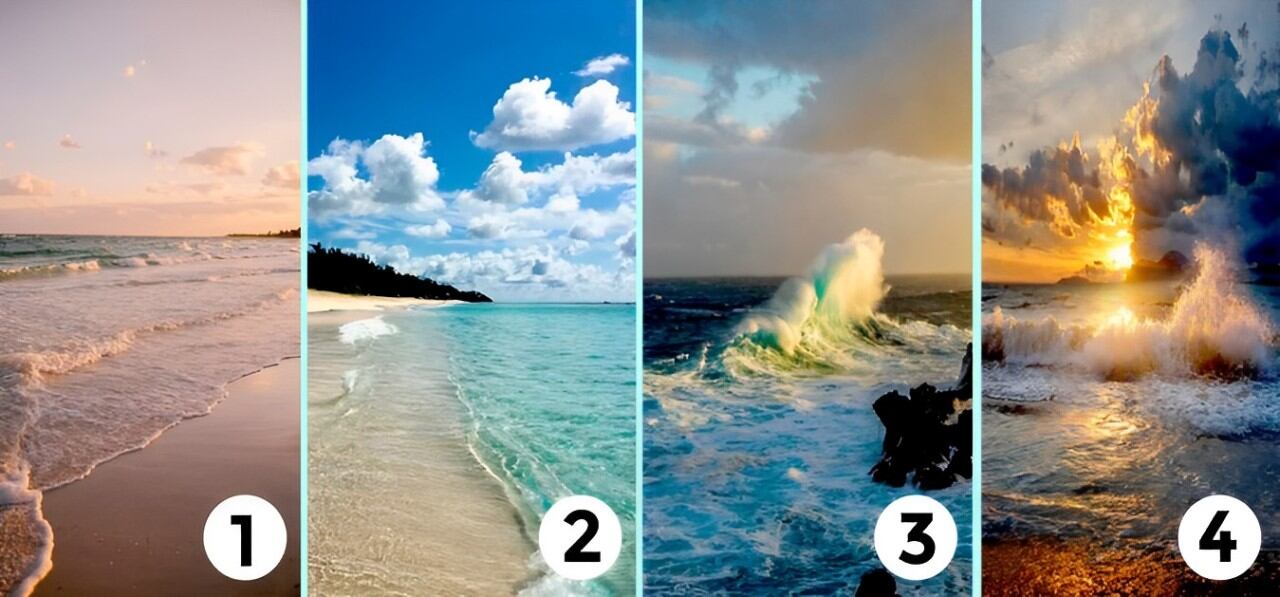 El mar que te transmita calma en esta imagen te dirá cómo te perciben las personas (Foto: Facebook).