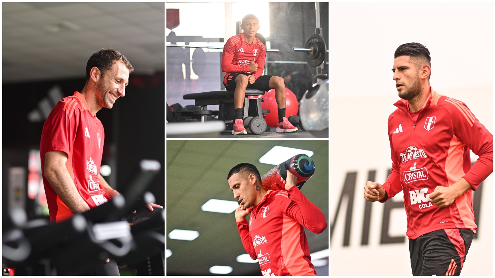 Así fue el primer día de entrenamiento de Perú de cara a la fecha doble de octubre. (ITEA)