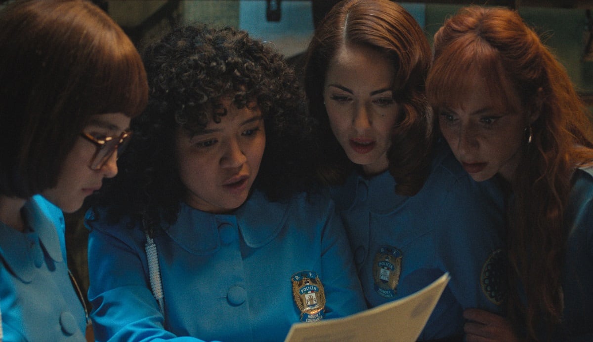 Ángeles (Ximena Sariñana), Gabina (Amorita Rasgado), María (Bárbara Mori) y Valentina (Natalia Téllez) son las protagonistas de la serie mexicana "Las azules" (Foto: Apple TV+)