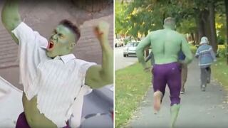 YouTube: el día que John Cena de la WWE se convirtió en Hulk para asustar niños