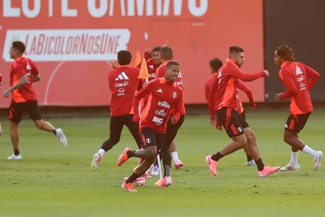 Nuevo día de trabajos en la Selección Peruana. (Foto: Jesús Saucedo / GEC)