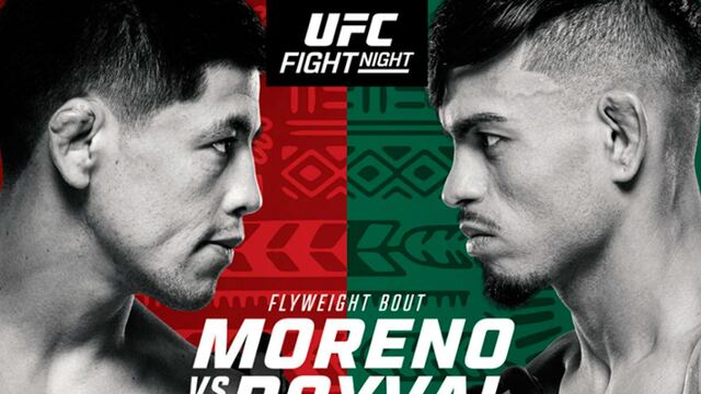 UFC México EN VIVO GRATIS - Moreno vs. Royval, resultados en directo desde CDMX
