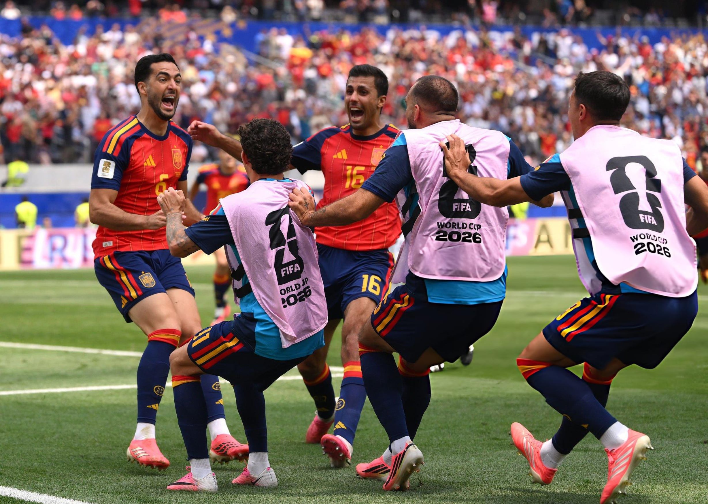 España vs. Bélgica. (Foto: Getty Images)