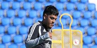 Joao Grimaldo se perfila para arrancar ante Honduras. (Foto: FPF)