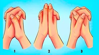 Test de personalidad: cómo cruzas las manos, te hará saber tu nivel de confianza