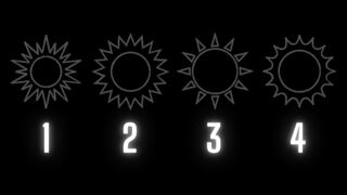 Te revelaré qué es lo más importante para ti seleccionando un sol