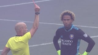 Pedro Gallese atajó penal y fue expulsado por adelantarse en el Orlando City vs. New York City FC