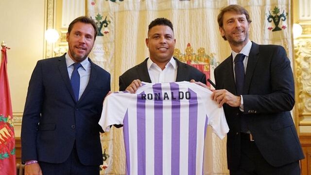 ¡Con bombos y platillos! Ronaldo se convirtió en el flamante propietario del Real Valladolid [VIDEO]