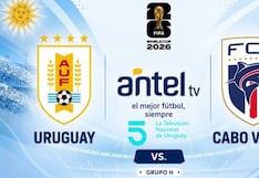 Canal 5 transmitió el partido Uruguay 2-2 Cabo Verde por el Mundial 2026
